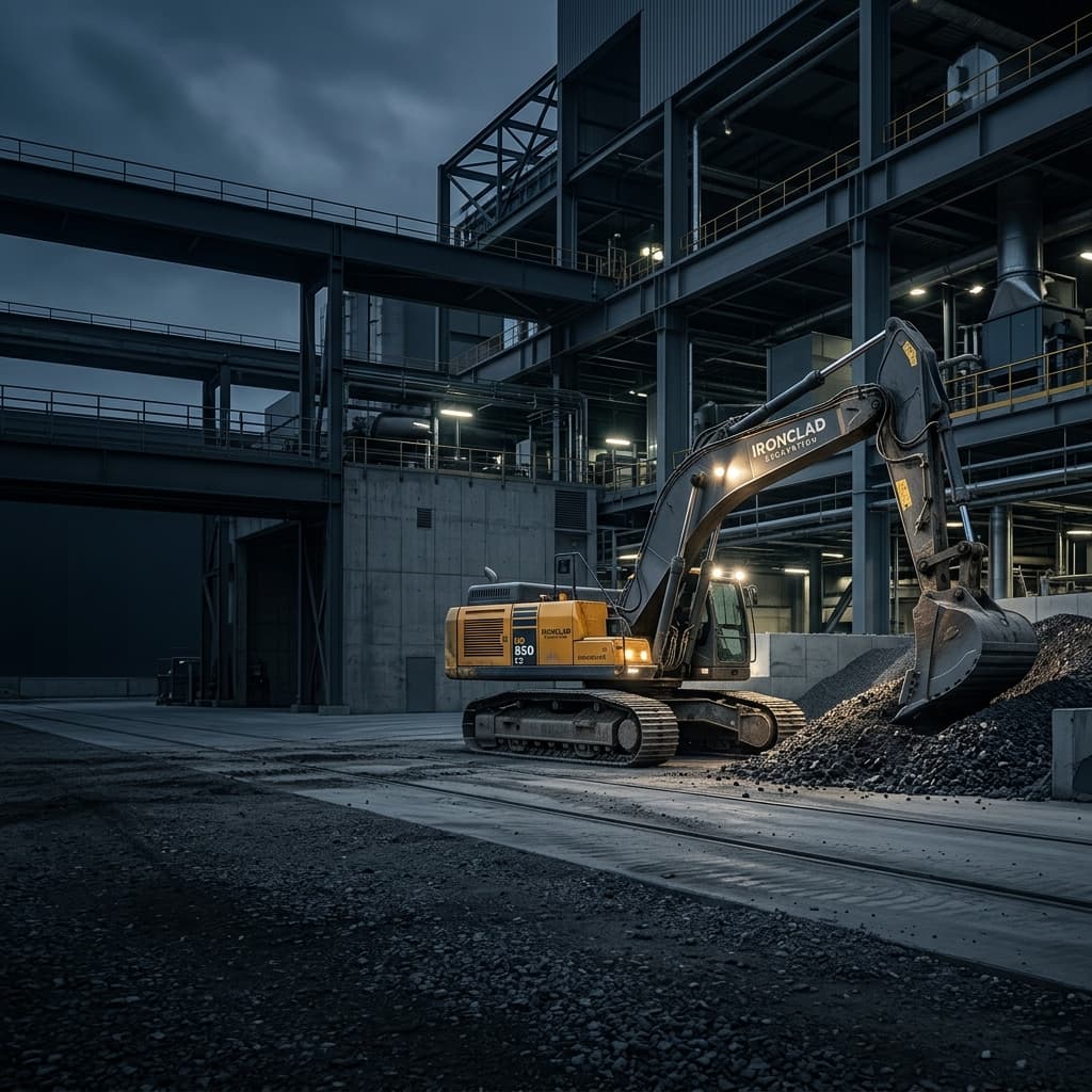 Heavy Industrial Excavator